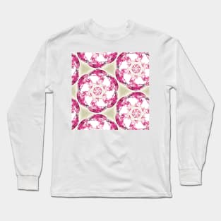 Paper cut kaleidoscope boat Long Sleeve T-Shirt